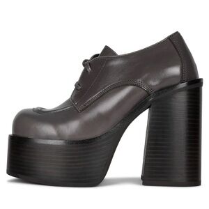 Jeffrey Campbell Walk It platform heels size 8.5 grey and black